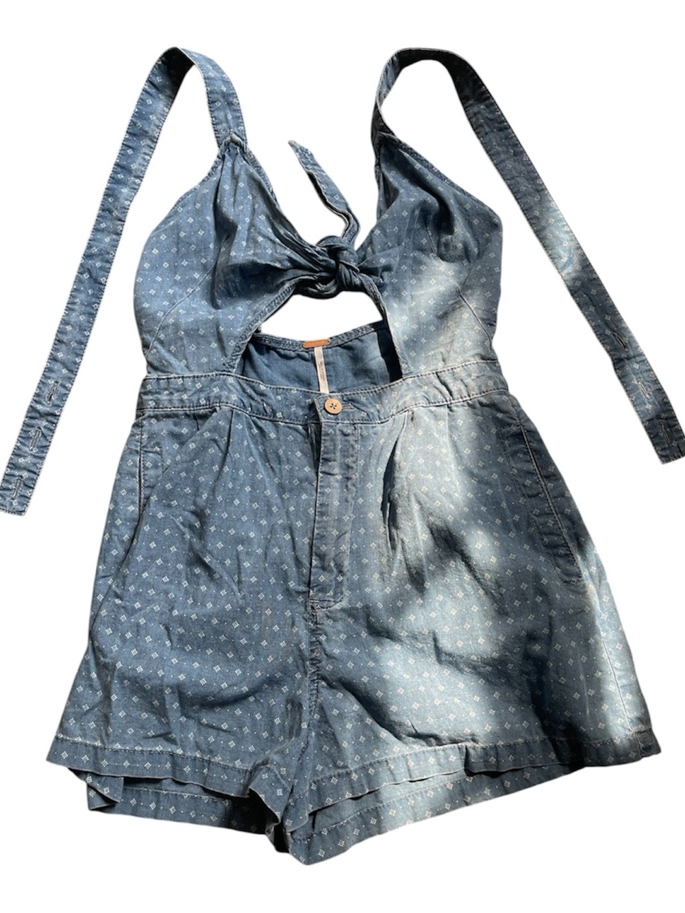 Denim Romper